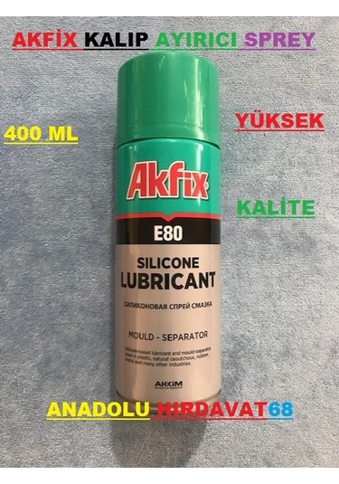 Akfix Kalıp Ayırıcı Silikon Sprey Yağ 400 ML