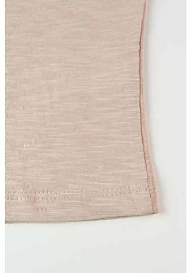 Erkek Çocuk Kahve Desen Kısa Kollu Şortlu Basic Alt Üst Takım 001