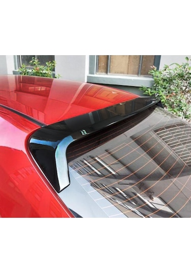 Toyota Corolla Uyumlu 2019 - 2021 Cam Üstü Spoiler - Piyano Black