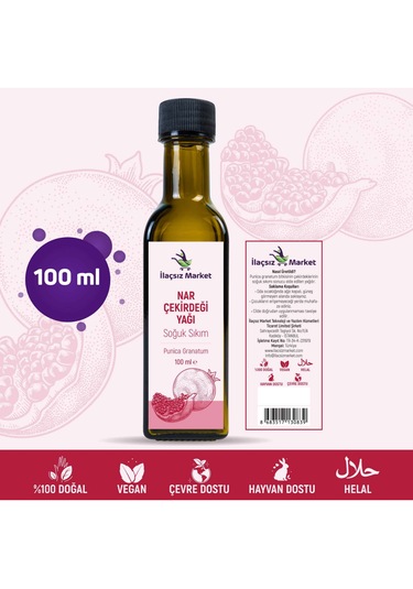 İlaçsız Market Nar Çekirdeği Yağı 100 ML