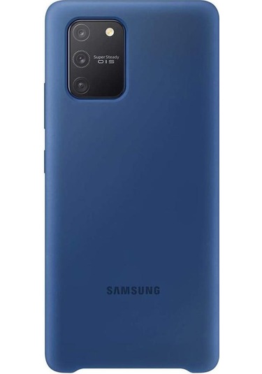 Samsung Galaxy S10 Lite Silikon Kılıf Mavi - EF-PG770TLEGWW