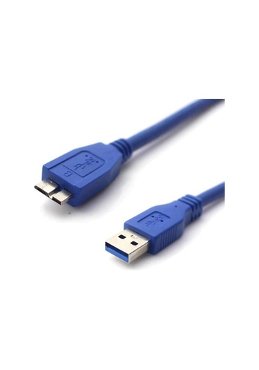 Ancheyn Usb 3.0 Taşınabilir Hdd Harddisk Kablosu Veri Ara Bağlantı Kablosu 1.5 Metre 4623