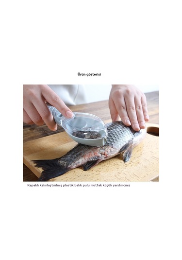 Balık Pulu Bıçak Kazıyıcı-yeşil Yeşil