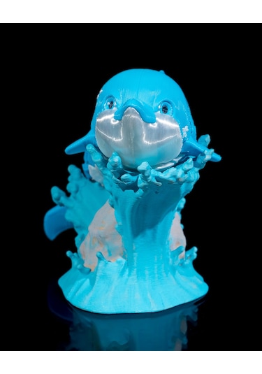 Hareketli Yunus Balığı 11x10 Cm