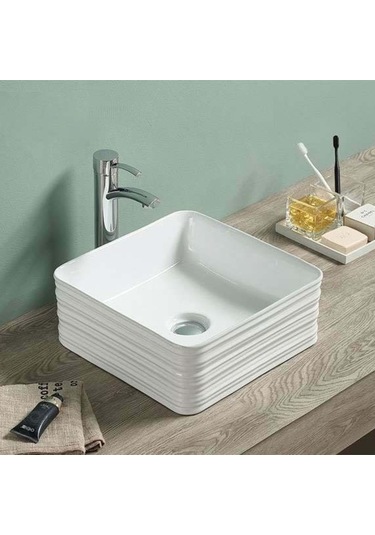Puroser Anemon Kare Çanak Lavabo
