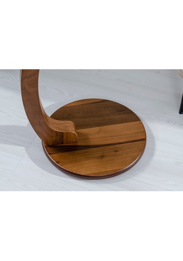 Lunora Ceviz Ahşap C Yan Sehpa Ceviz