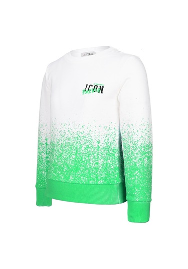 Brz Kids Kız Çocuk Baskılı Sweashirt-yeşil Yeşil