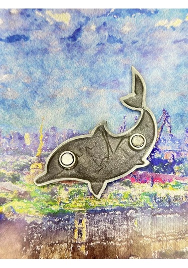 Bjorn Metalik Mıknatıs "yüzgeçli Balina" Adler 224514490