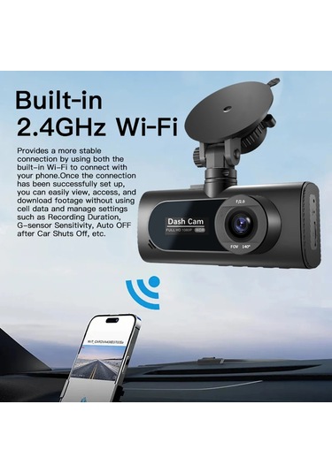 Zilinn 3 Kanal Wifi Araba Dvr Hd 1080p 3 Lens Araç Dash Cam Üç Kanal Dvr Kamera Video Kaydedici Dashcam Camcorder