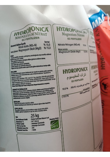 Hydroponica Dr. Tarsa Magnezyum Nit-Rat Gübresi (25 KG)