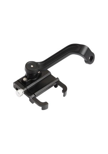 Gub Pro2 Alüminyum Alaşımlı 360 Derece Dönen Motosiklet Telefon Tutucu Siyah Siyah