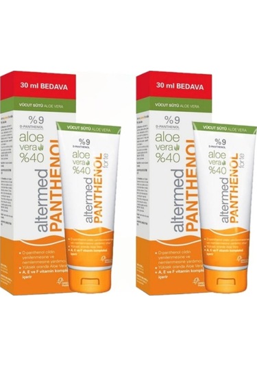 Altermed %9 Panthenol Forte Vücut Sütü 2 x 230 ML