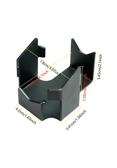 Homyl Kahve Sabotaj Tutucu Filtre Standı, Portafiltre Rafı, 51 Siyah