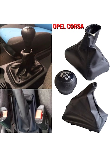 Opel Corsa C Combo C Uyumlu Vites Körüğü El Freni Körüğü Vites Topuzu 3'lü Set