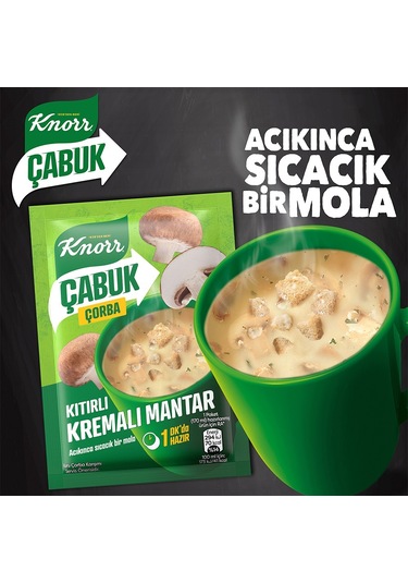 Knorr Çabuk Çorba Kıtırlı Kremalı 15 x 19 G