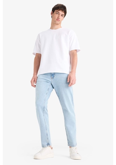 Defacto Oversize Geniş Kalıp Bisiklet Yaka Kısa Kollu Basic Düz Ağır Kumaş Tişört X3926az26spwt34 Beyaz-wt34 Defacto Oversize Geniş Kalıp Bisiklet Yaka Kısa Kollu Basic Düz Ağır Kumaş Tişört X3926az26spwt34 Beyaz-wt34