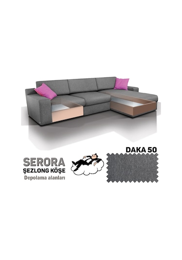 Serora Şezlonglu Köşe Daka 50