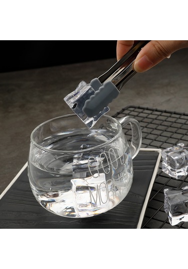 Paslanmaz Çelik Buz Maşası Testere Dişleri Kaplar, Küpler, Bar Gıdalar İçin B