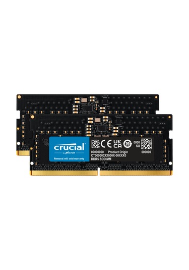 Crucial Ct2k8g48c40s5 16 Gb 2x8 Ddr5 4800mhz Cl40 Notebook Bellek