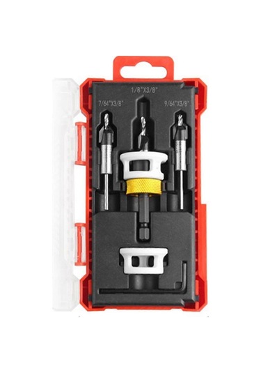 Ayarlanabilir Derinlik Durdurucu, Hızlı Değişim Ve Değiştirilebilir Uçlu Havşa Matkap Ucu Setikaiyi