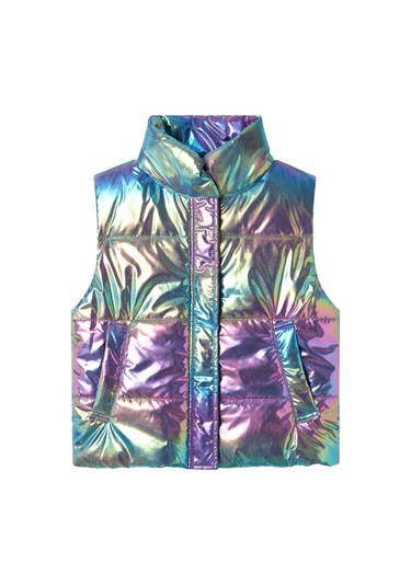 Name It Nmfmolına Vest Shıny Mor Kız Çocuk Yelek 000000000102263464 Mor