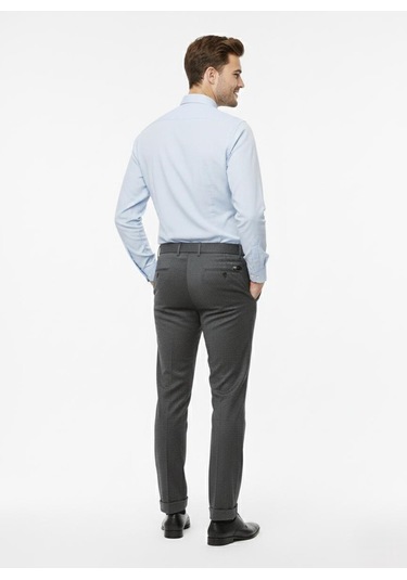 Presto Erkek Slimfit Armürlü Pantolon Siyah 3193-011 Siyah