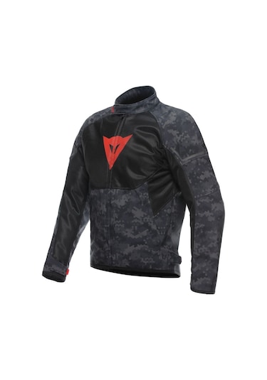 Dainese Ignite Air Tex Ceket Camo Gri Siyah