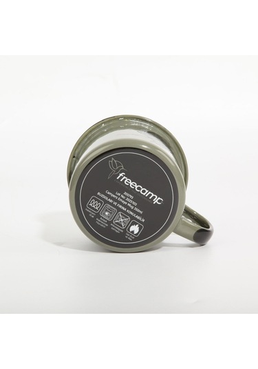 Freecamp Campers Emaye Mug 350ml Yeşil Yeşil