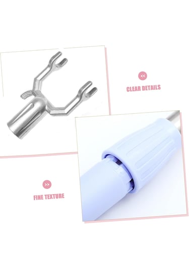 1,5 metre Teleskopik Mağaza, Tekstil Yeşil Askı Sopası 1,5metre Uzunlukta