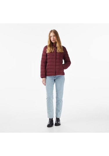Nautica Kadın Bordo Regular Fit Mont Desenli 57j001t Bordo