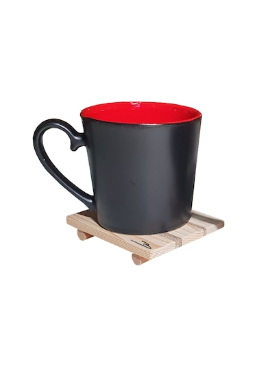 Doğal ahşap Bardak altlığı fincan altlığı çay tabağı (6lı set) Ahşap