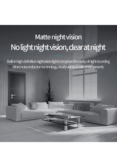 Qingmipy Beyaz Mini A9 Güvenlik Kamerası - 1080p Hd, İzleyici Tespiti, Kablosuz Wifi, İçten Işık Gece Görüşü, Usb Şarjlı, Ev/ofis/çocuk İzleme