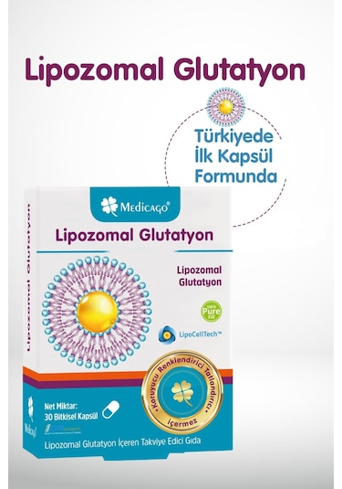 Medicago Lipozomal Glutatyon 30 Kapsül 8681788954239