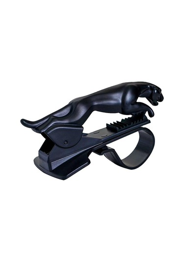 Cool Jaguar Cheetah Hud Araç Telefon Tutucu Leopar Cep Telefonu Gps Standı 360 Derece Montaj Ayarlanabilir Kelepçe Tutucu Aksesuarları Siyah