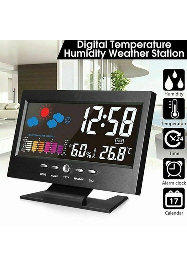 Homyl Led Dijital Projeksiyon Alarmı Zaman Saati Erteleme Hava