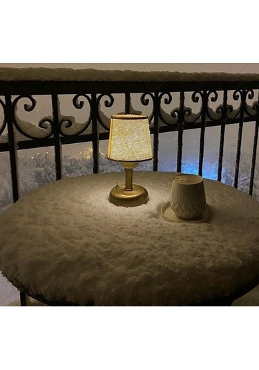 Riolight Retro,rustik,vintage Ledli Pilli Abajur Gece Lambası