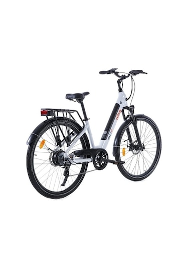 Alba City 2 36v 10,4ah Elektrikli Bisiklet Metalik Beyaz Beyaz