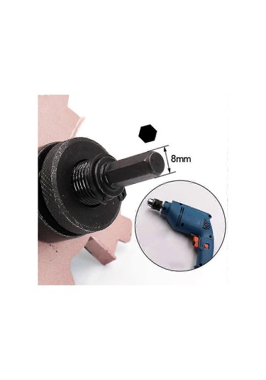 Alçıpan Delik Delme Seti 50x80x3 Downlight Delik Testeresi Kesici Matkap Ucu Delik Kesici Diğer