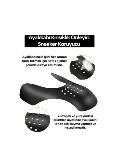 Ayakkabı Kırışıklık Önleyici Koruyucu M + Ayakkabı Deodorantı Beyaz Ayakkabı Boyası Bağcık 4'lü Set