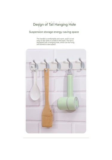 Soulader Kablosuz Pratik El Tipi Yumurta Çırpma Makinesi, Mutfak Şefi Mikseri, Mini Çırpıcı Yeşil