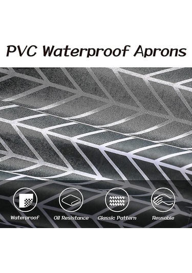 3 Parçalı Kadın Su Geçirmez Cepli Ayarlanabilir Mutfak Önlükleri Diğer