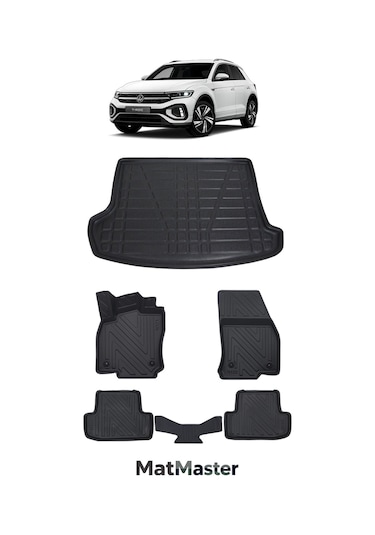 Volkswagen T-roc 2025 Model 5d Premium Ekstra Havuzlu Paspas Ve Bagaj Havuzu Set
