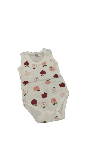 Bebek Penye Askılı Zıbın Bej