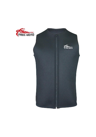 Free-Moto Motorsikletçi Sıfır Yaka Neopren Yelek