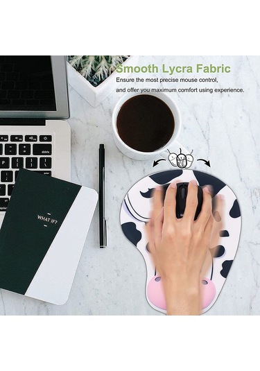 Mouse Pad, Bilek Destekli Sevimli Mouse Pad Bilgisayar Oyuncu Mouse Pad'i Çizgi Film 3d Fare Bilek Destekli Mouse Pad Dizüstü Bilgisayar Ofis Çalışma Kadın Erkek Çocuklar İçin