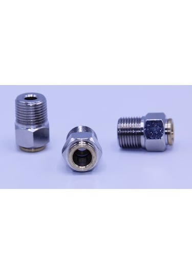 3/8" - 3/8" Erkek Npt Konnektör