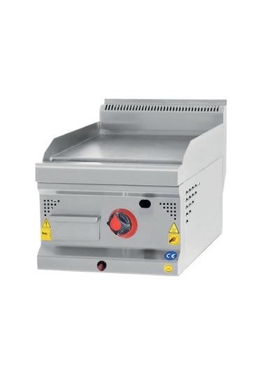 Karacasan Endüstriyel 900 Seri Set Üstü 40 Cm Doğalgazlı Düz Pleyt Izgara