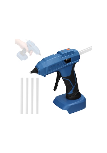 Geeksen Kablosuz, Taşınabilir Ergonomik Tutuşlu Sıcak Yapıştırıcı Tabancası - Dıy Ve Onarım İçin İdeal