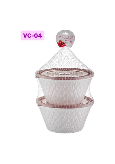 Petek İkili Saklama Kabı 2 Lt Vc-04 Çok Renkli