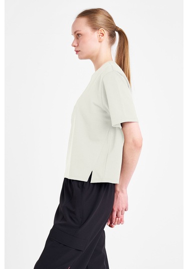 Lescon Kadın Kısa Kollu T-shirt 25n-2145 Beyaz